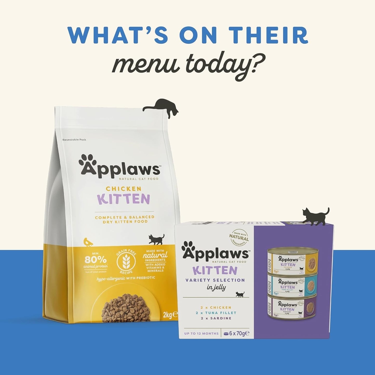 Applaws Natural Wet Cat Food Pouch, Fish Selection in Jelly 70 G (12 X 70 G Pouc