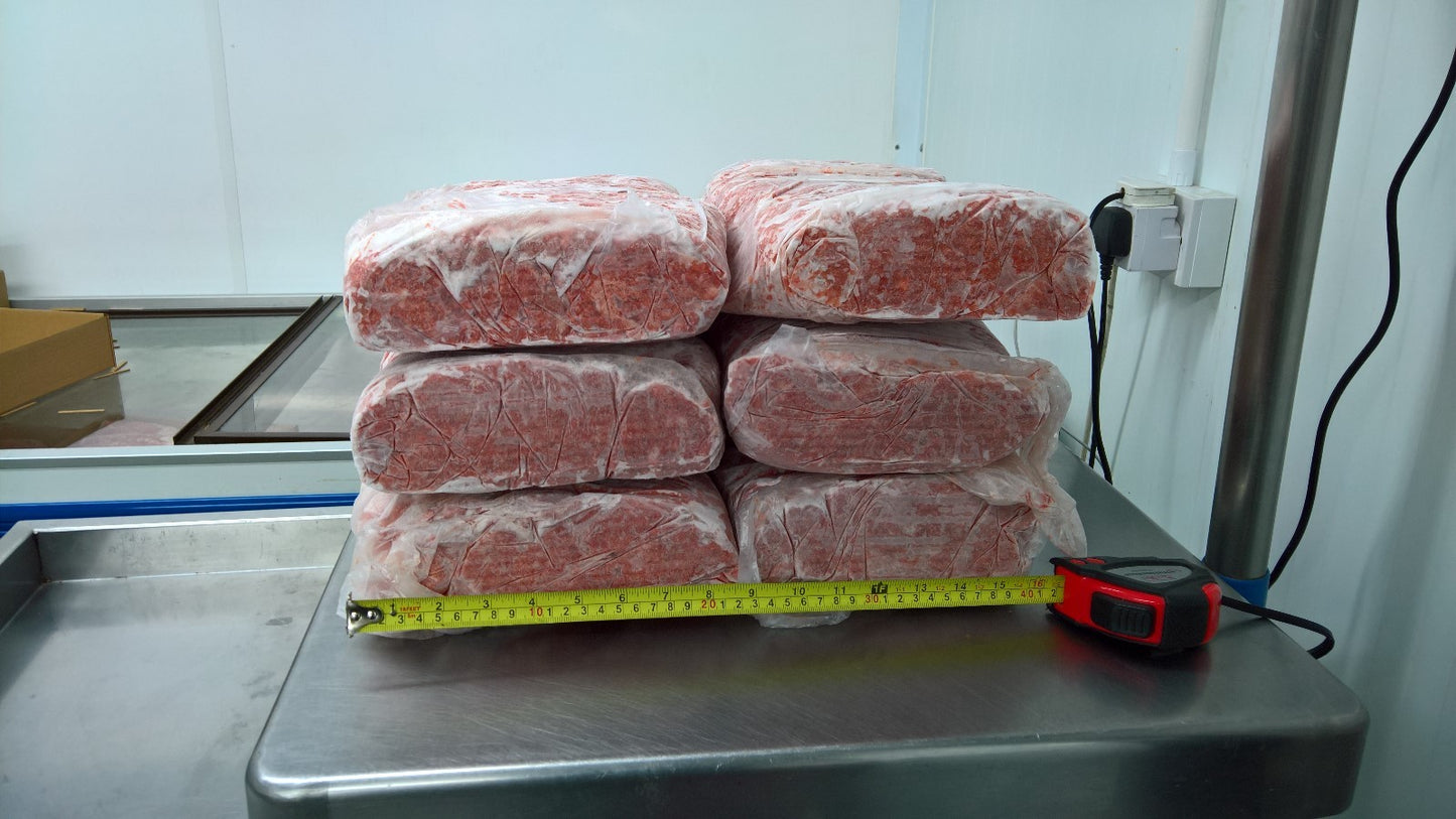 Dog Food Frozen Chicken Mince 6X 4Kg Bags 24Kg Box. BARF RAW DIET Delivered