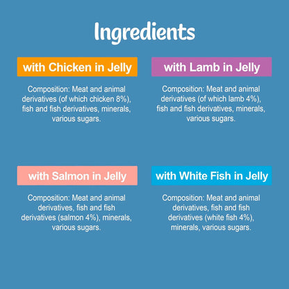 Original Mixed Selection in Jelly Wet Cat Food 40X85G