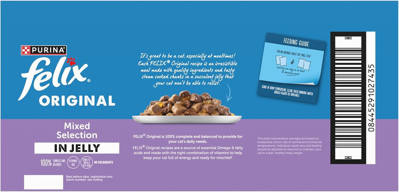 Original Mixed Selection in Jelly Wet Cat Food 40X85G