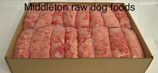 Dog Food Frozen DUCK Mince 28 X 500G Chub'S 14Kg Box. BARF RAW DIET Delivered