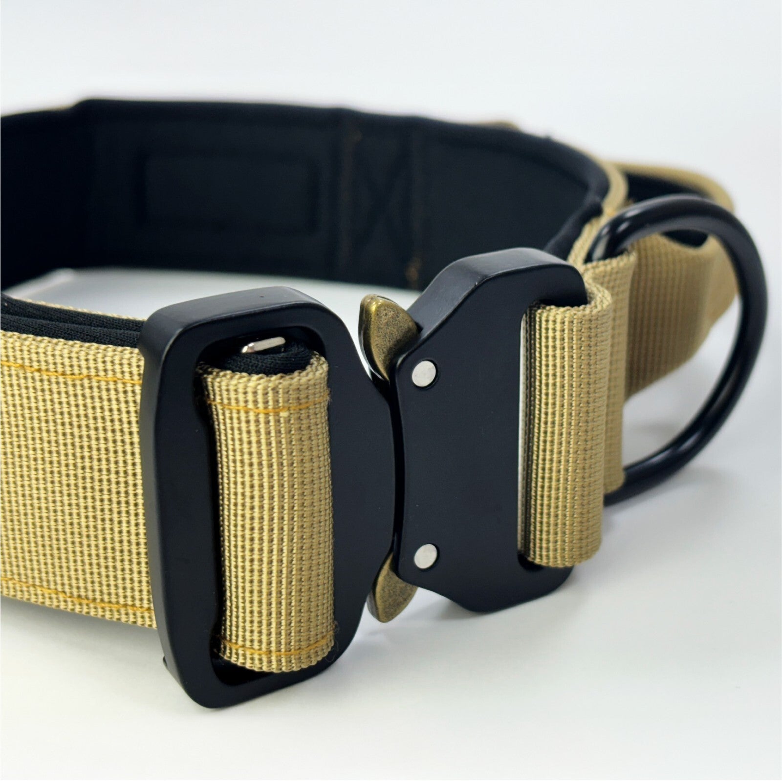 Hugglepets Tactical K9 Dog Collar Endurance Adjustable Heavy Duty Control Handle