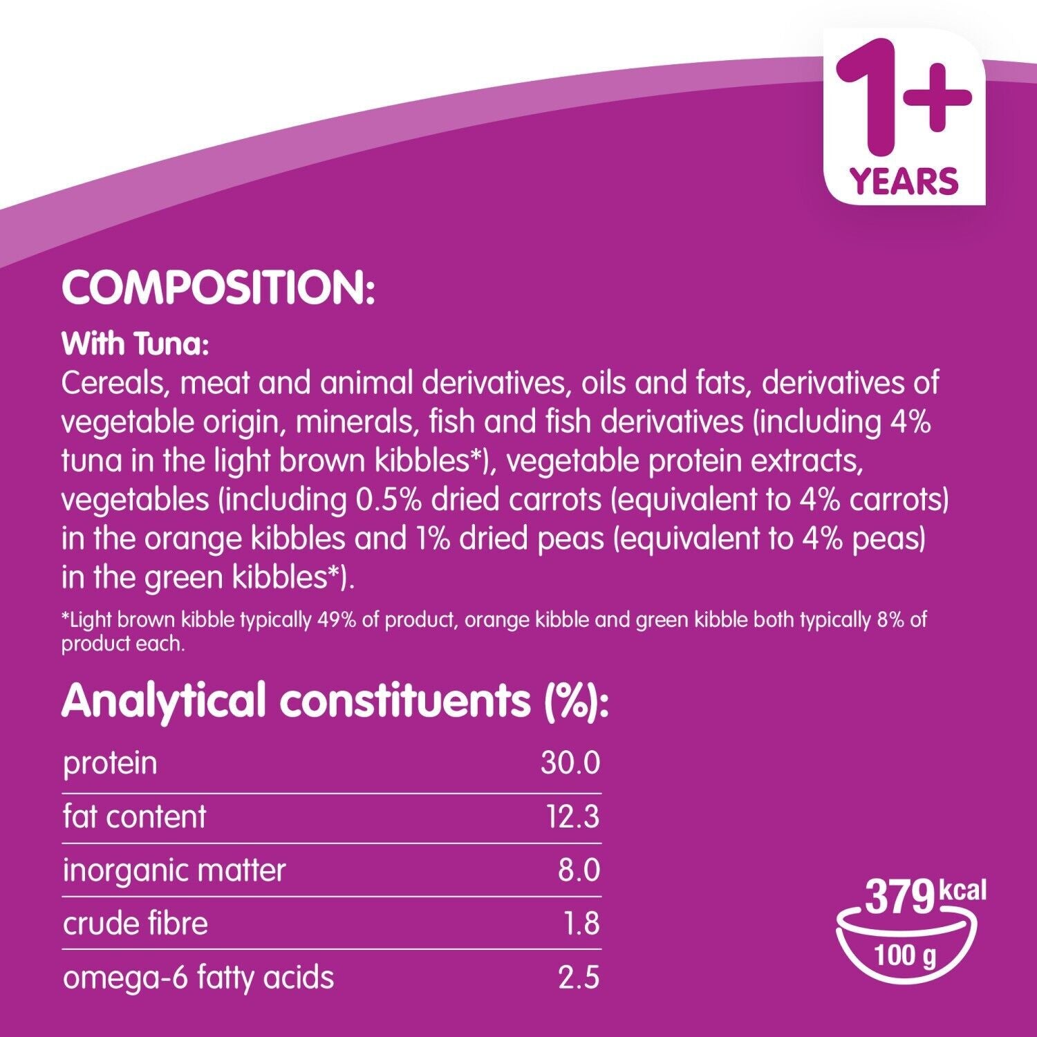 7Kg Whiskas 1+ Adult Complete Dry Cat Food with Tuna Bulk Pack Cat Biscuits