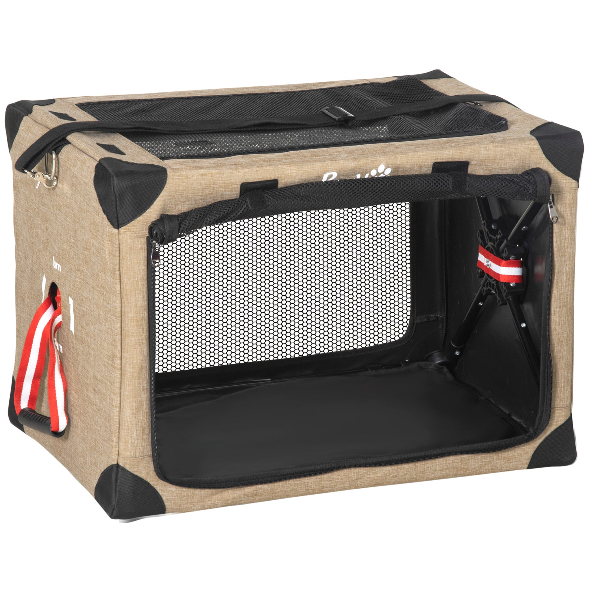One-Step Foldable Cat Carrier Portable Dog Bag with Cushion for Small Dogs