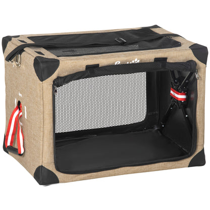 One-Step Foldable Cat Carrier Portable Dog Bag with Cushion for Small Dogs