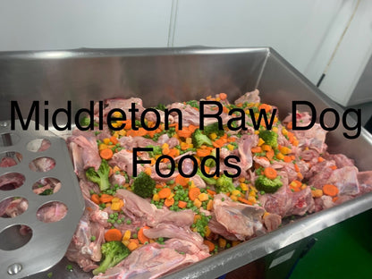 Dog Food Frozen Chicken & Veg Complete Meal 20X500G Chub 10Kg Box BARF RAW DIET