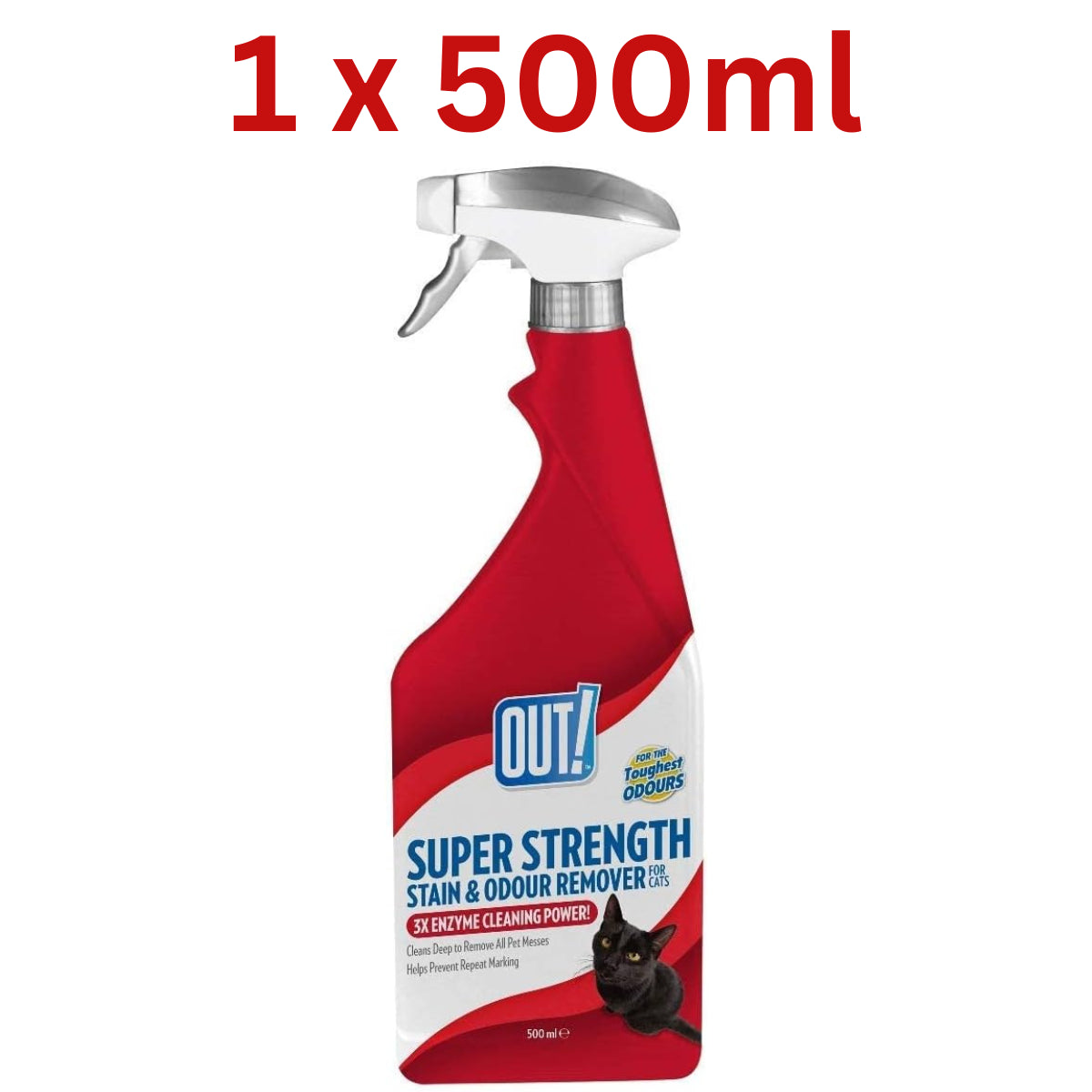 Pet Stain Odour Remover Super Strength Enzyme Cleaner Smell Nuetraliser 2X 500Ml