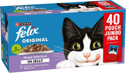 Original Mixed Selection in Jelly Wet Cat Food 40X85G