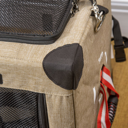 One-Step Foldable Cat Carrier Portable Dog Bag with Cushion for Small Dogs