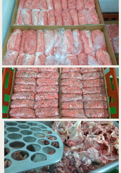 Mix Box Frozen Dog Food 42X 500G Chubs 21Kg Box. BARF RAW DIET Delivered