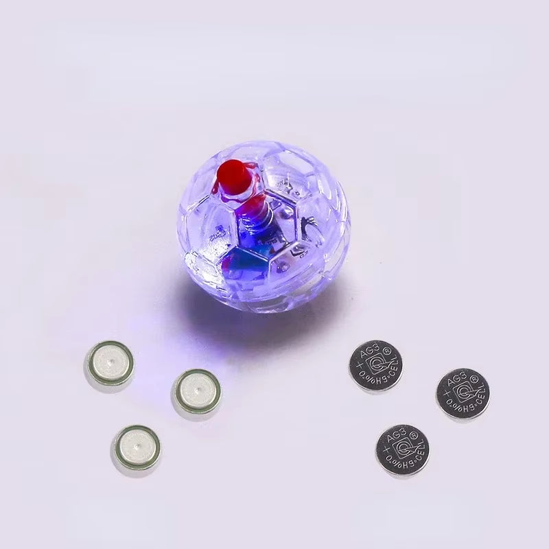 Exciting Interactive LED Cat Ball Toy - Motion-Activated Flashing Balls for Playful Pets