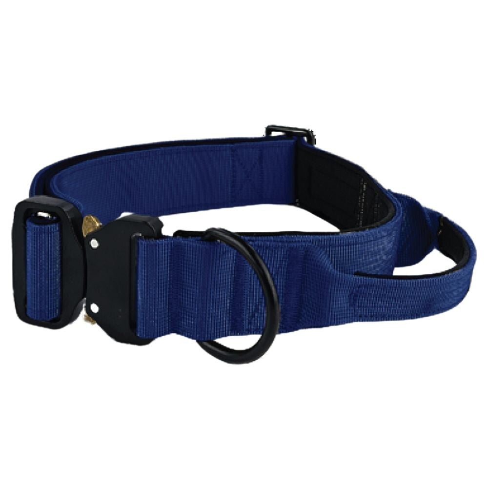 Hugglepets Tactical K9 Dog Collar Endurance Adjustable Heavy Duty Control Handle