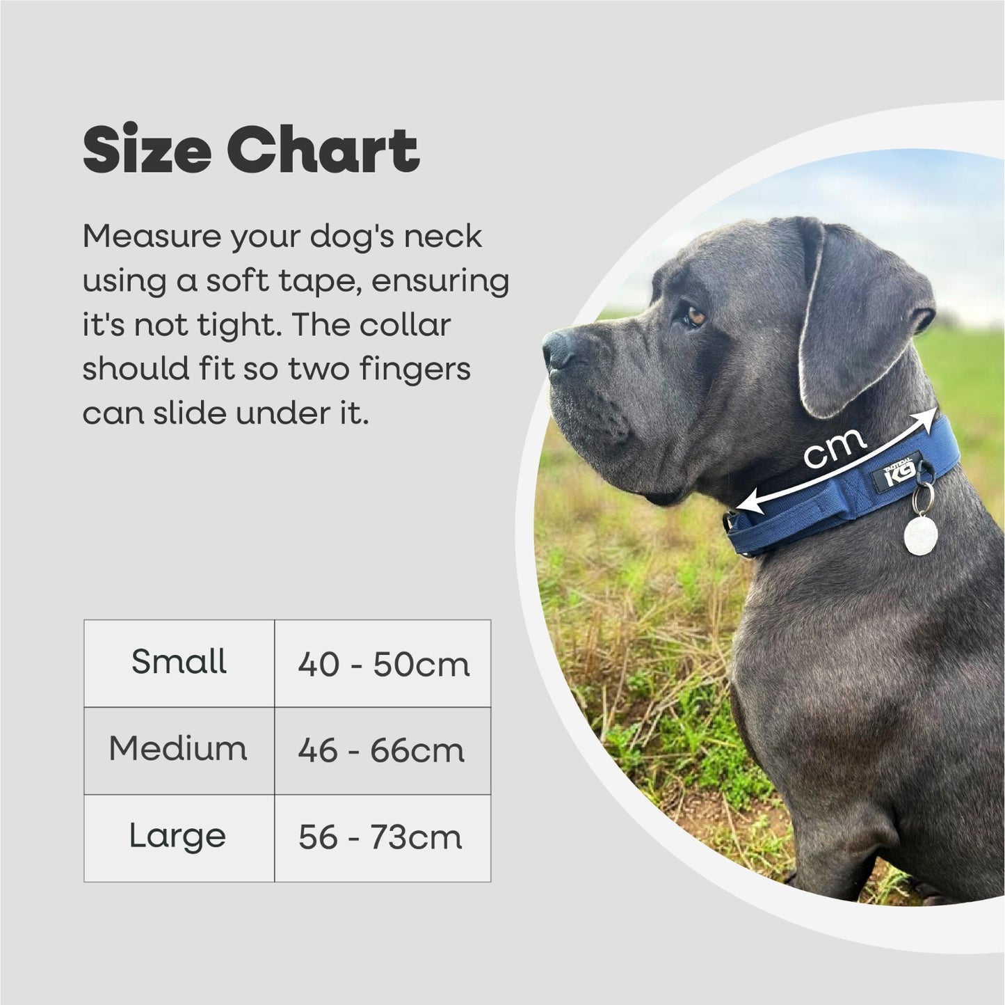 Hugglepets Tactical K9 Dog Collar Endurance Adjustable Heavy Duty Control Handle