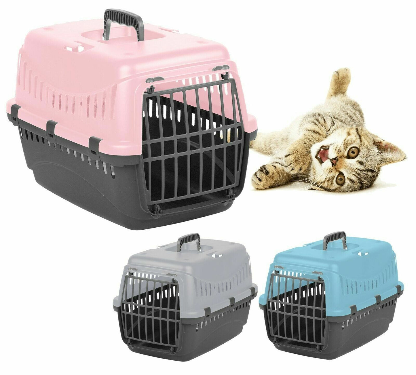 Portable Pet Carrier for Cats Puppy Travel Cage Dog Carry Basket Transporter Box