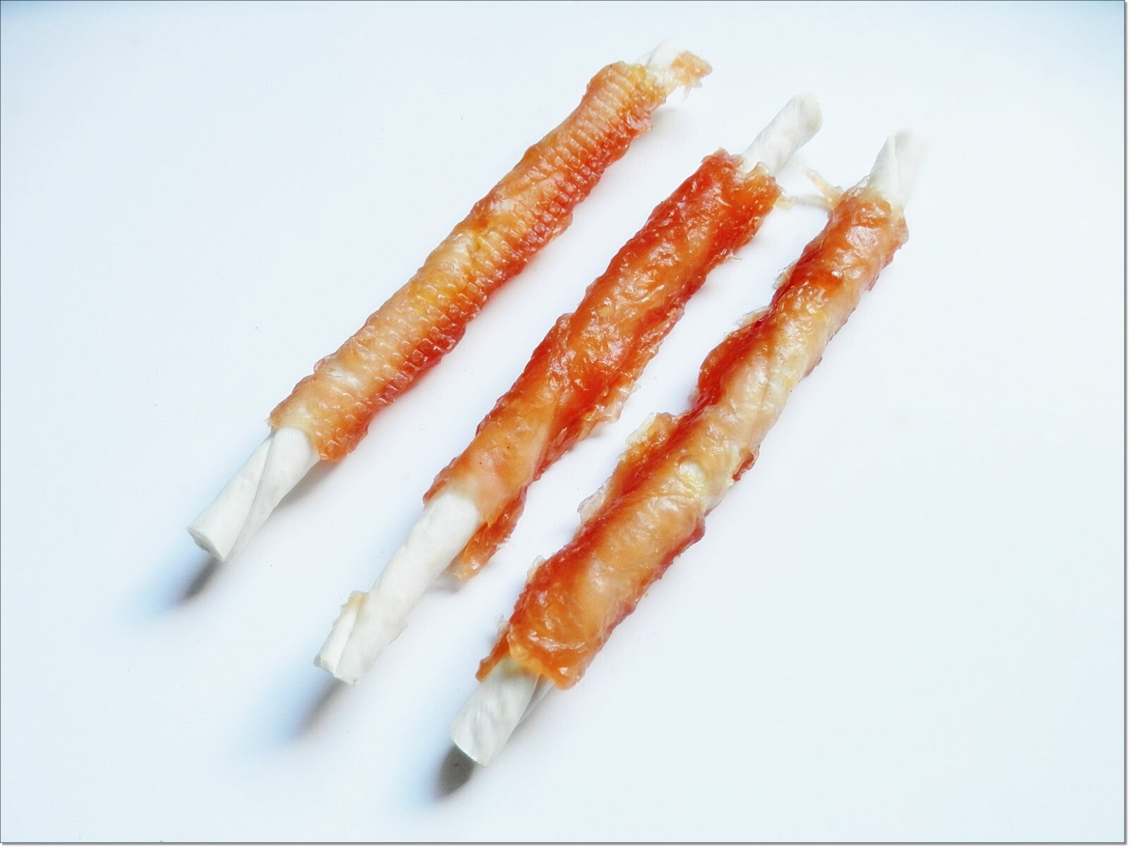 Dried Dog Treats Rawhide Soft Chicken Jerky Beef Twists Chew Treats Dogs Natural