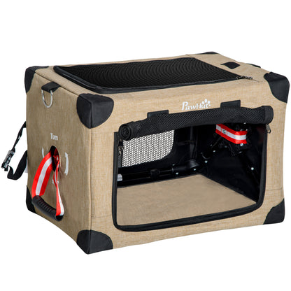One-Step Foldable Cat Carrier Portable Dog Bag with Cushion for Small Dogs
