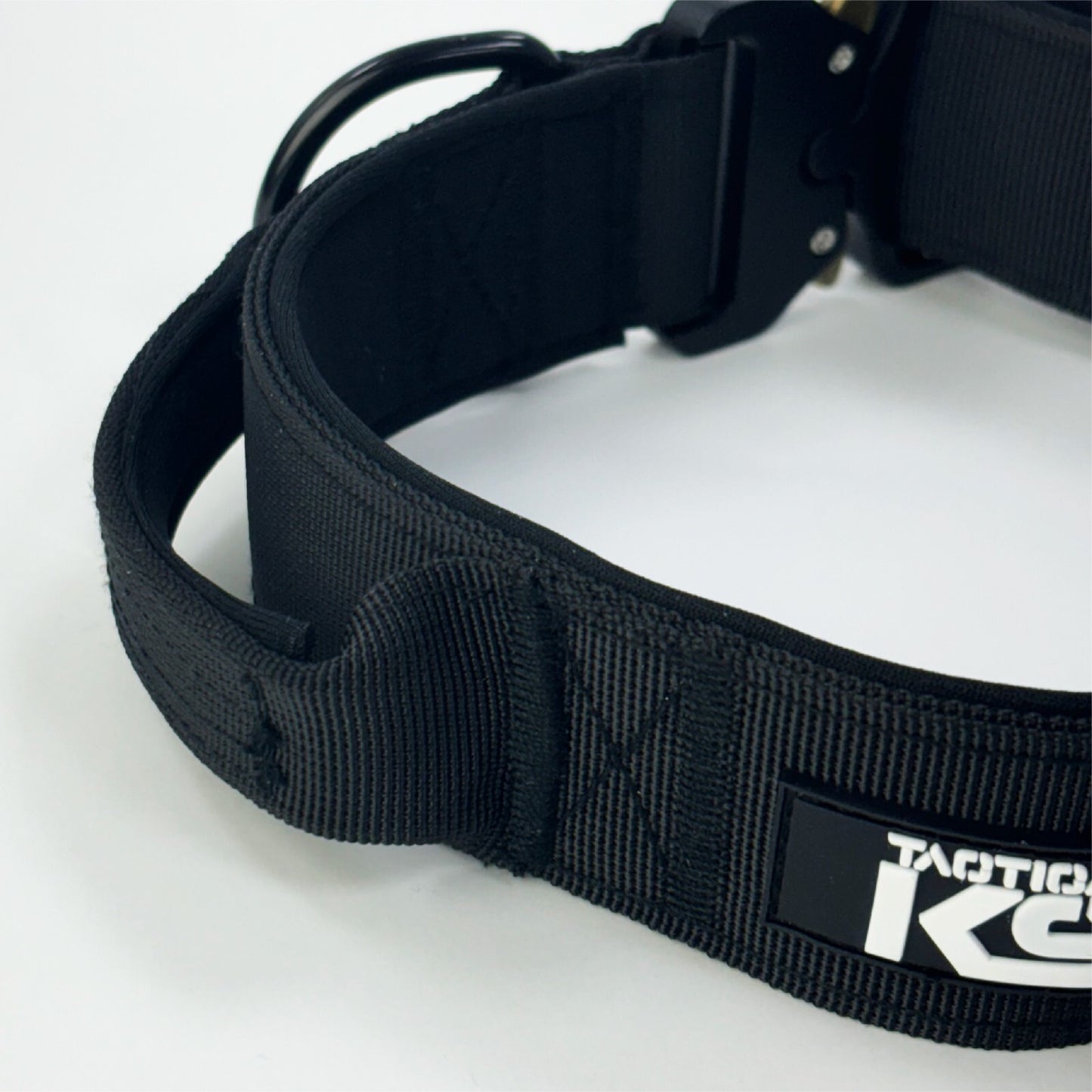 Hugglepets Tactical K9 Dog Collar Endurance Adjustable Heavy Duty Control Handle