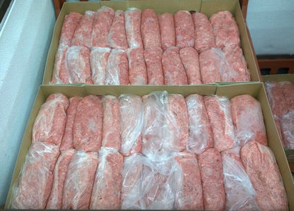 Frozen Dog Food Chicken Mince 40 X 500G Chubs 20Kg Box. BARF RAW DIET Delivered