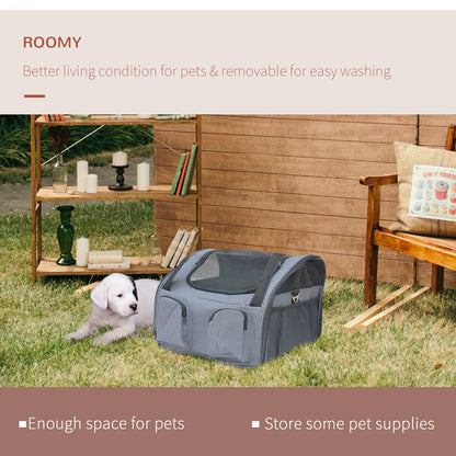 Folding Pet Bag Carrier Car Seat Dog Cat Safety Travel Shoulder Portable