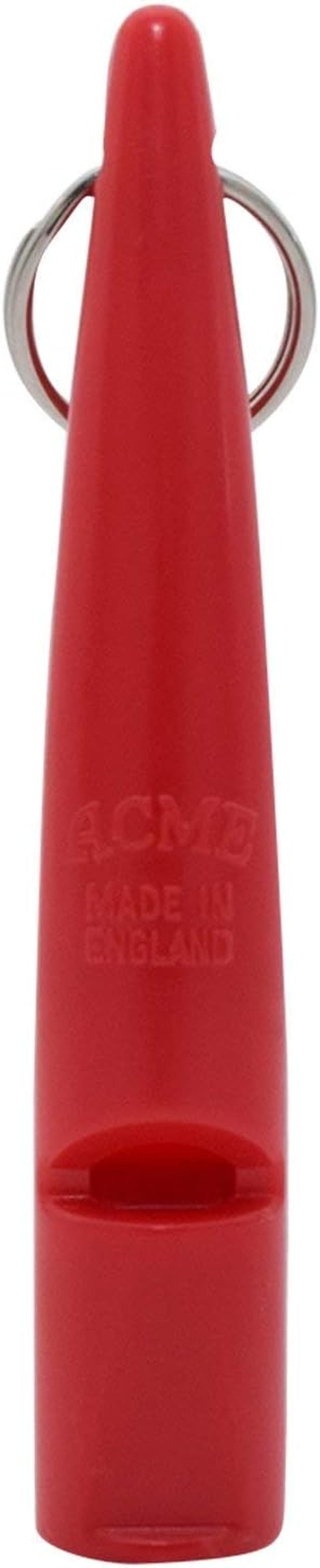 211.5 Dog Training Whistle. Medium High Single Note. Preferred by Larger Dog Breeds. BPA Free Plastic. Good Distance Whistle. Genuine Made in England (Carmine Red)