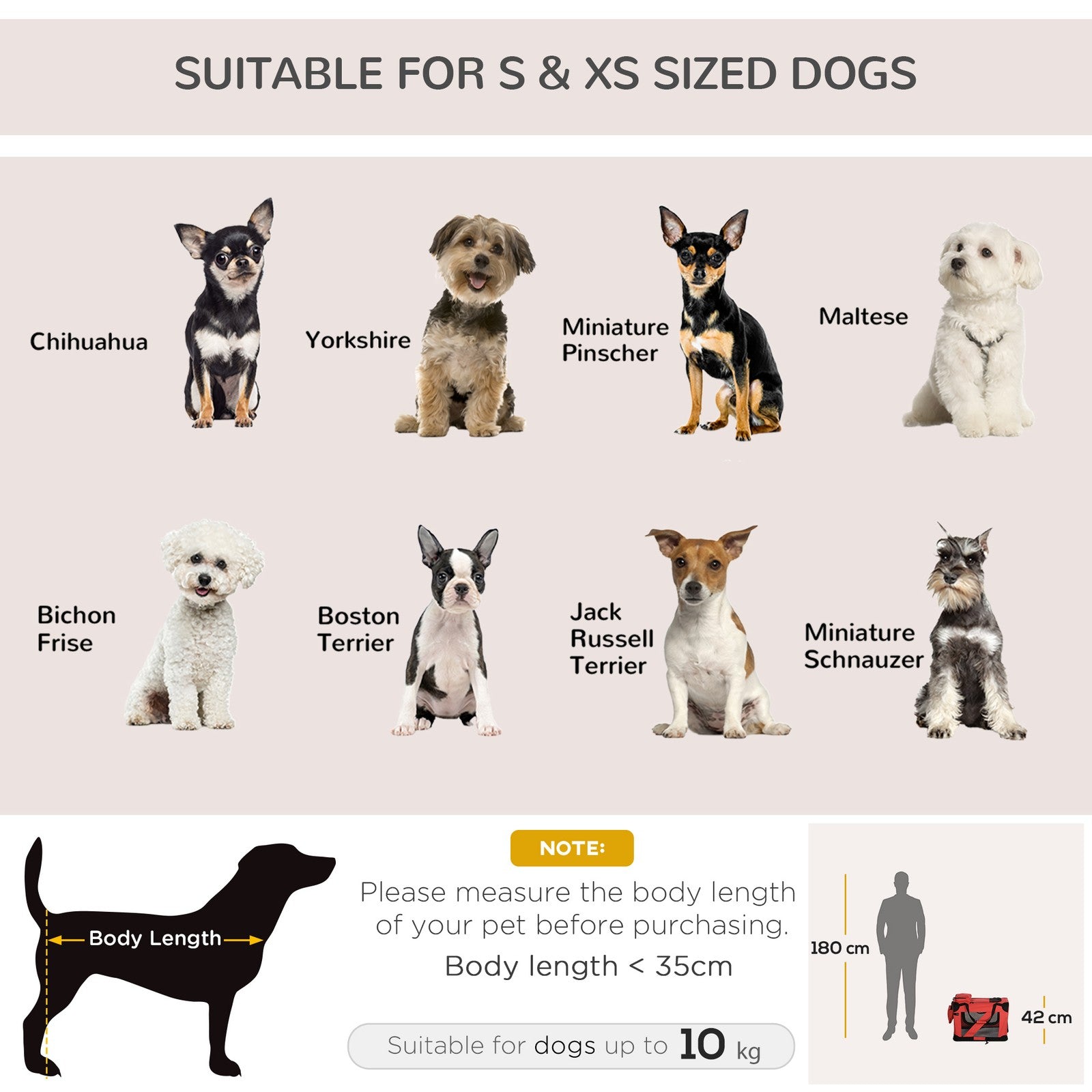 Pawhut 60Cm Foldable Pet Carrier, Soft Side Pet Travel Crate W/ Mat, Red