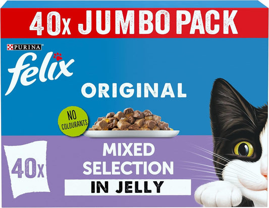 Original Mixed Selection in Jelly Wet Cat Food 40X85G