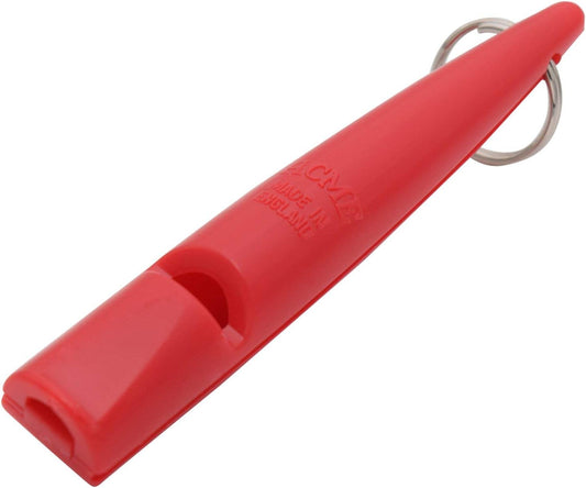211.5 Dog Training Whistle. Medium High Single Note. Preferred by Larger Dog Breeds. BPA Free Plastic. Good Distance Whistle. Genuine Made in England (Carmine Red)
