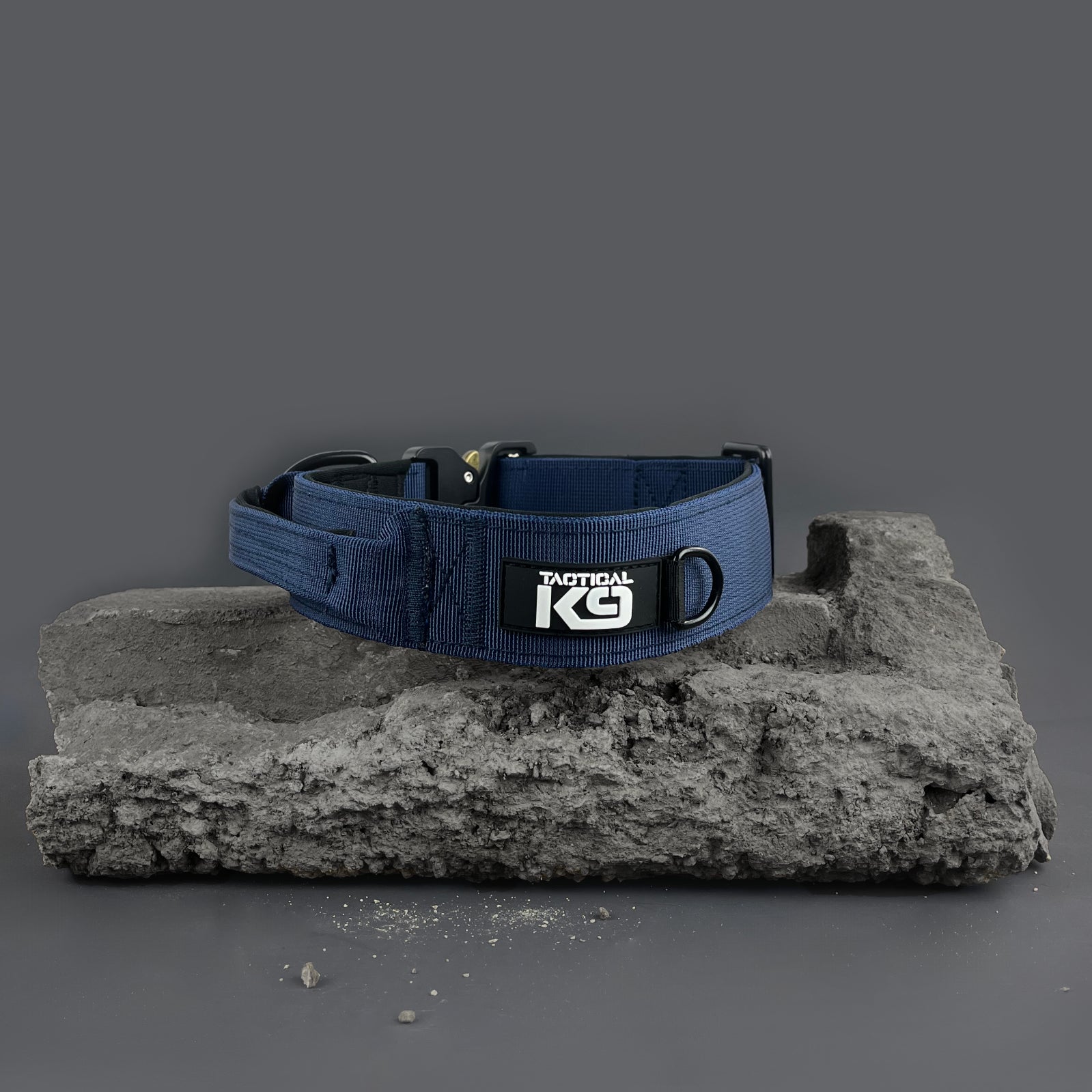 Hugglepets Tactical K9 Dog Collar Endurance Adjustable Heavy Duty Control Handle