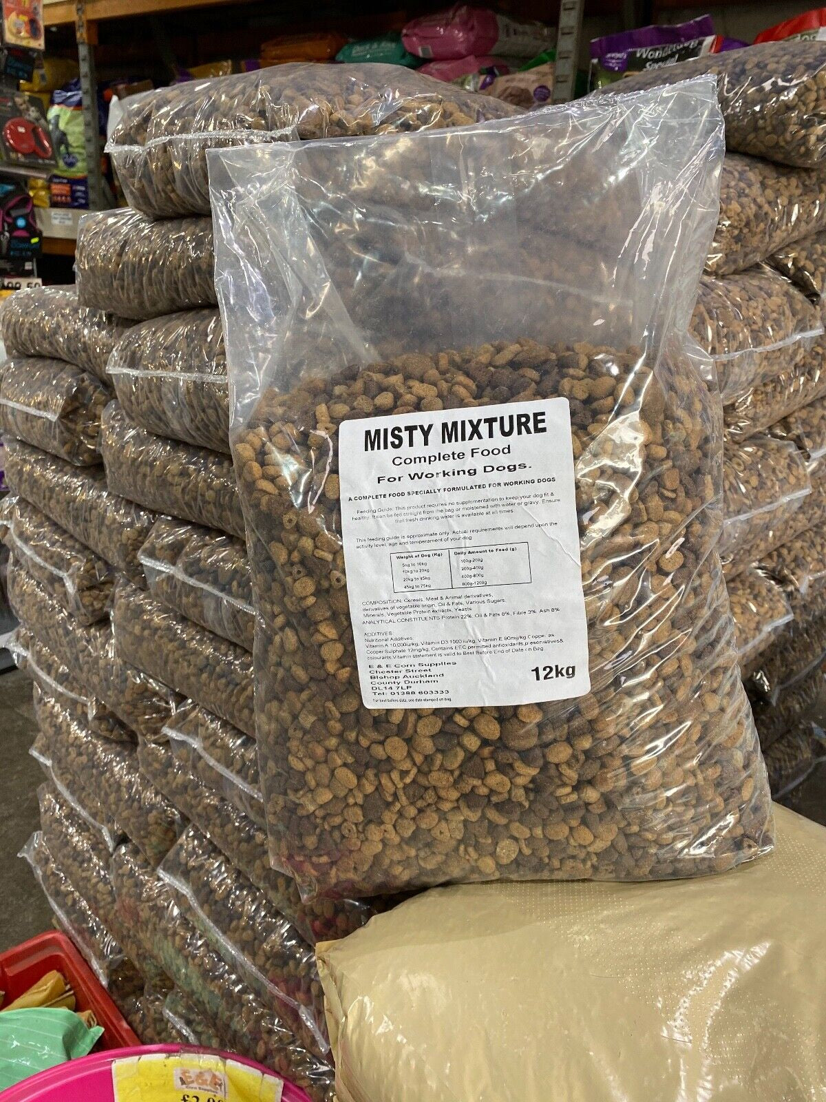Working Dog Food Misty Complete Mixture Adult (2 X 12Kg) FREE NEXT DAY DELIVERY