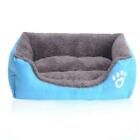 Luxurious Soft Fleece Dog Bed and Cat Cushion - Washable, Portable, and Comforting Pet Basket for All Sizes