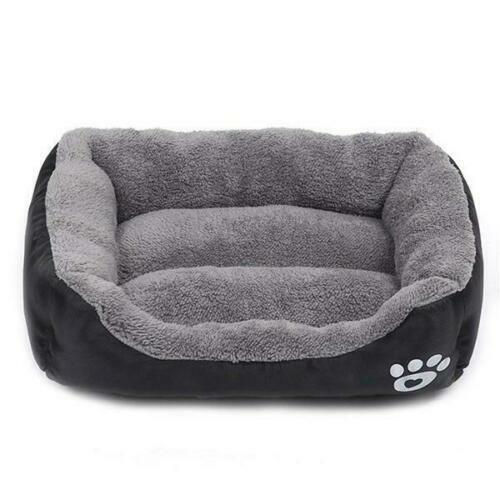 Luxurious Soft Fleece Dog Bed and Cat Cushion - Washable, Portable, and Comforting Pet Basket for All Sizes
