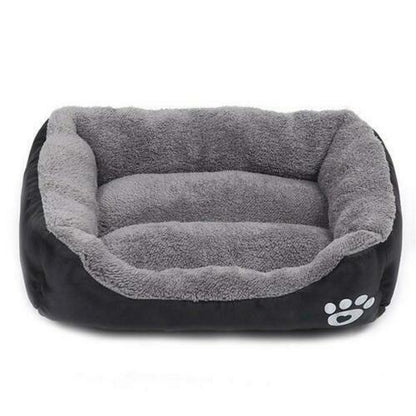 Luxurious Soft Fleece Dog Bed and Cat Cushion - Washable, Portable, and Comforting Pet Basket for All Sizes